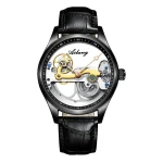 Eye-Catching Automatic Watch with See-Through Mechanics & Comfort