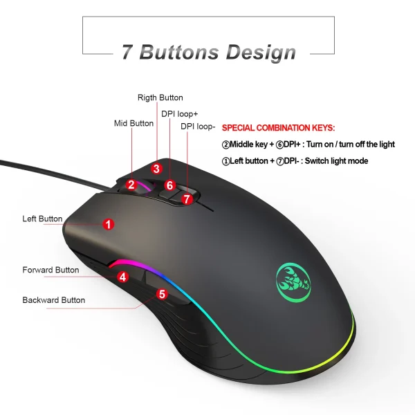 7-Button Mouse