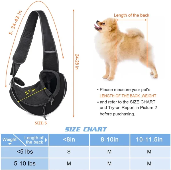 small and medium pets travel bag